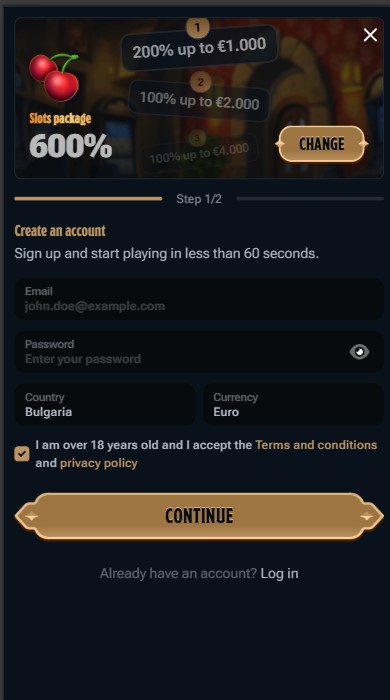 Kingdom Casino Sign Up