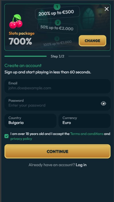 Luckzie Casino Sign Up