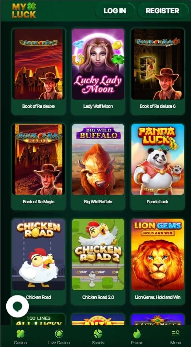 MyLuck Casino Games
