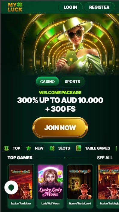 MyLuck Casino Lobby