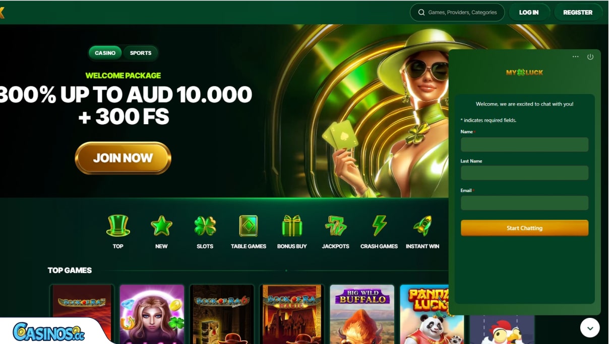 MyLuck Casino Support