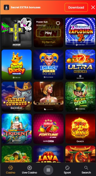 NixBet Casino Games