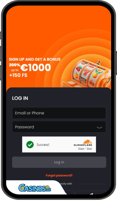 NixBet Casino Login from Mobile