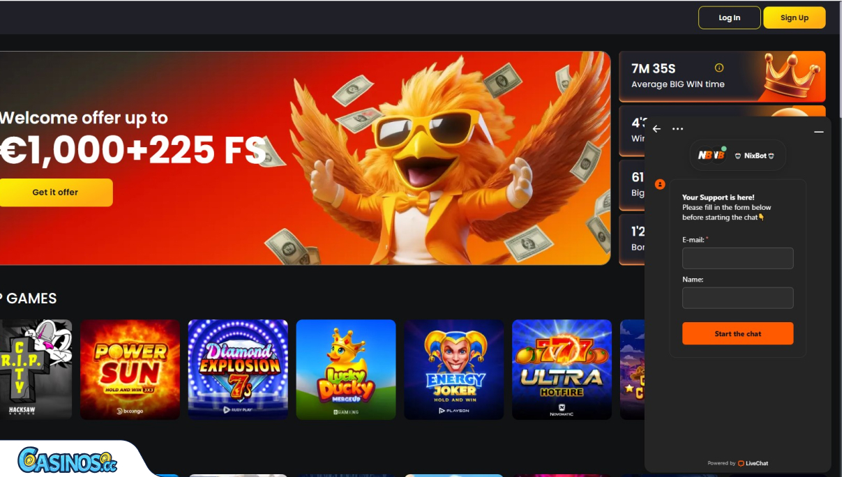 NixBet Casino Support