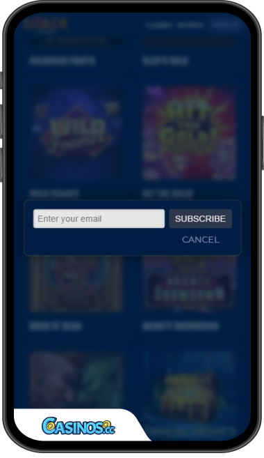 Snack Casino Login from Mobile
