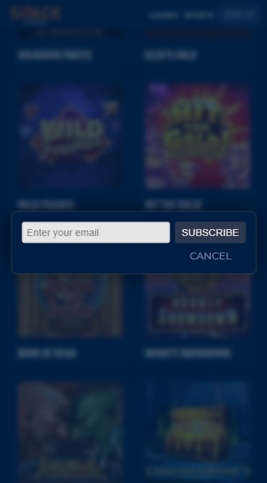 Snack Casino Sign Up