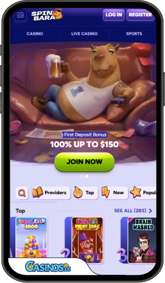 Spinbara Casino Mobile App