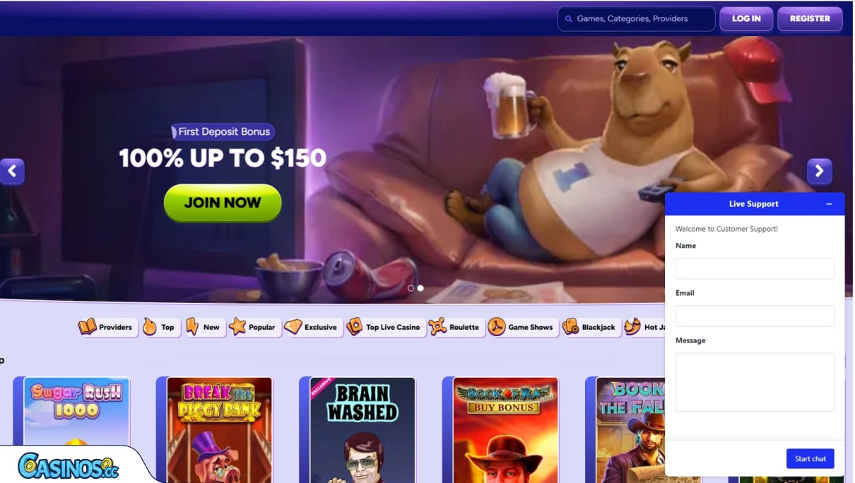 Spinbara Casino Support