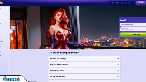 Spinbara Casino VIP program
