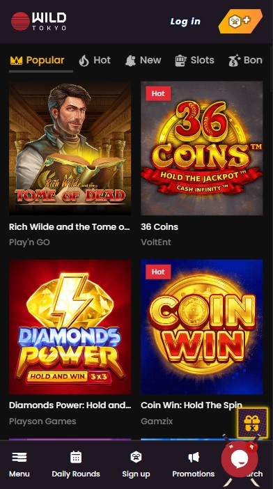 Wild Tokyo Casino Games