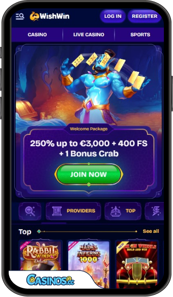 WishWin Casino Mobile App