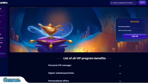 WishWin Casino VIP program