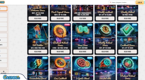 Promotions du casino Wyns