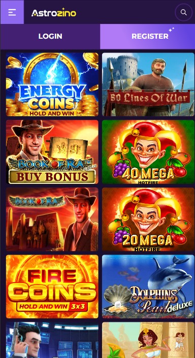 Astrozino Casino Games