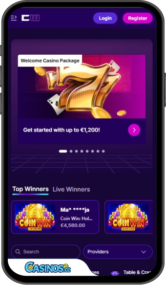 CipherWins Casino Mobile App