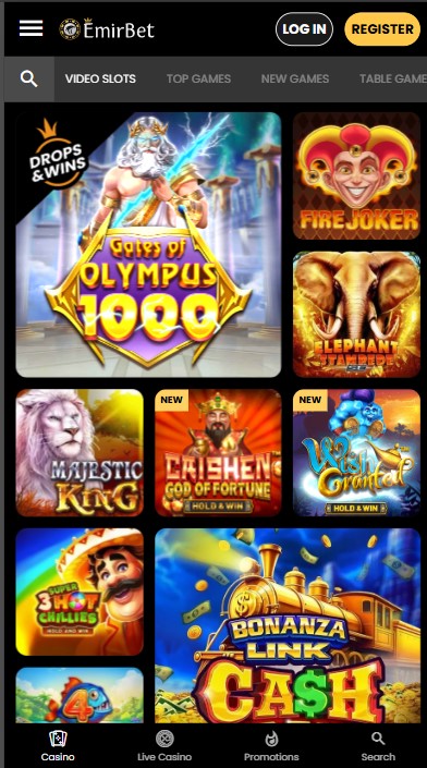 EmirBet Casino Games