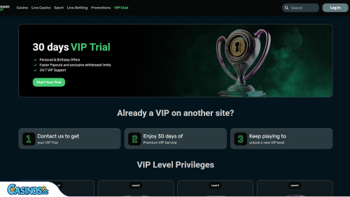 GrandzBet Casino VIP program