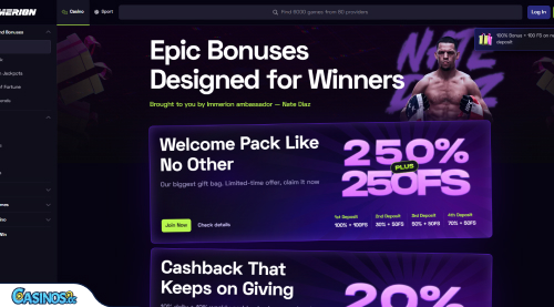 Immerion Casino Bonuses
