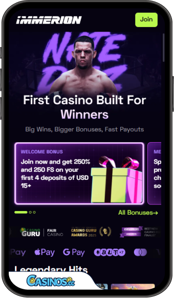 Immerion Casino Mobile App