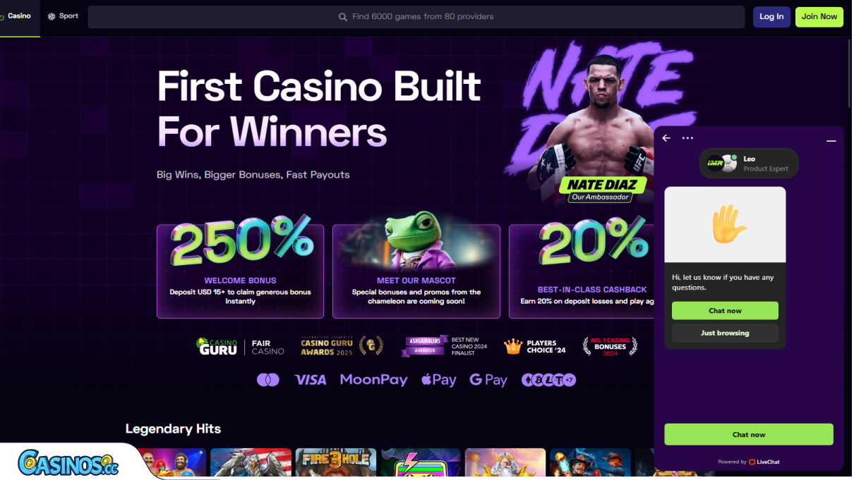 Immerion Casino Support