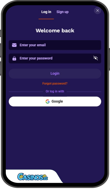 LiraSpin Casino Login from Mobile