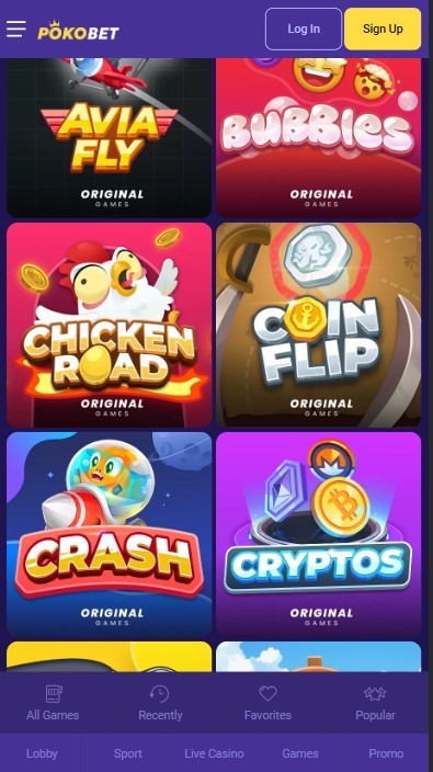 PokoBet Casino Games