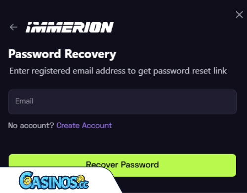 Problémy s přihlášením_ v kasinu Immerion
