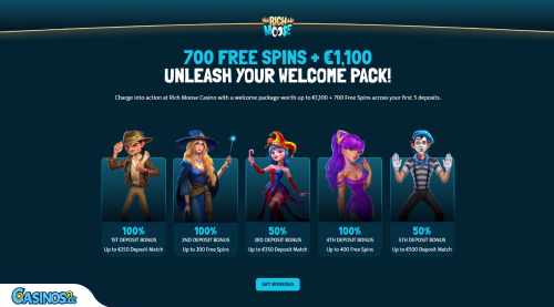Rich Moose Casino Promotions