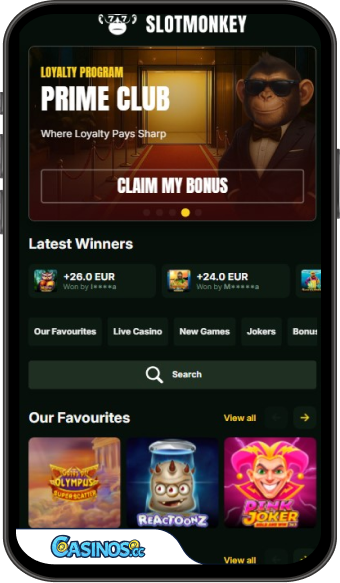SlotMonkey Casino Mobile App
