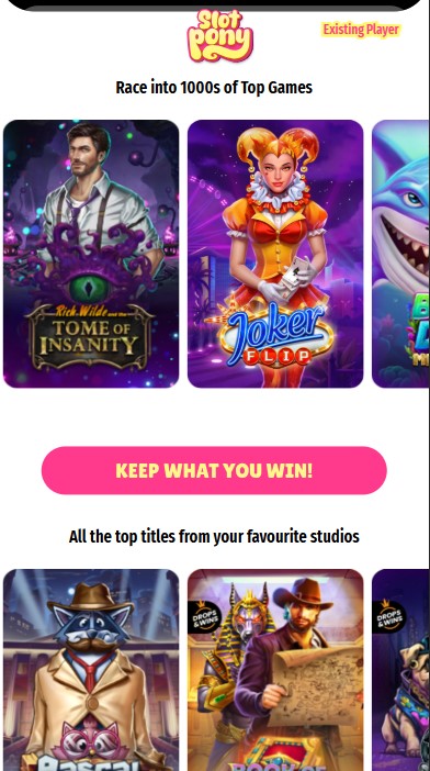 SlotPony Casino Games