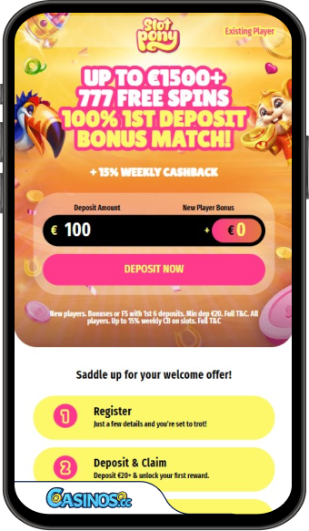 SlotPony Casino Mobile App