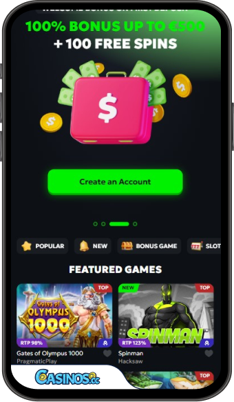 SpinMills Casino Mobile App