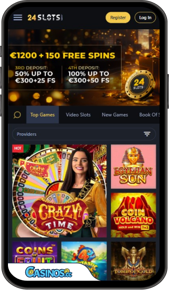 24Slots Casino Mobile App