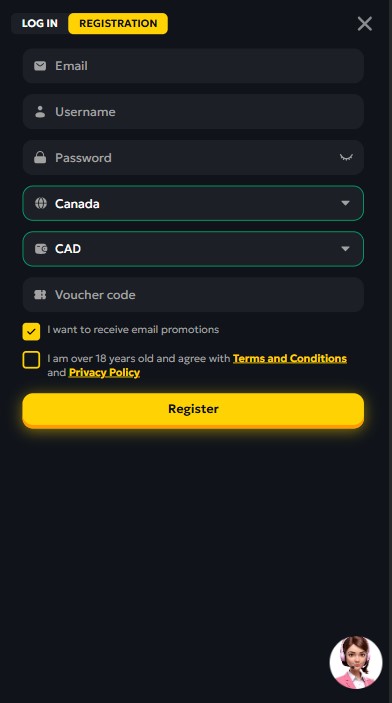 CasaBet Casino Sign Up