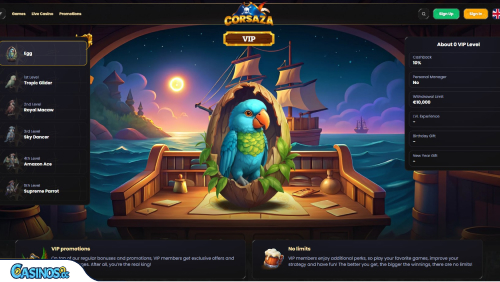 Corsaza Kasino VIP-ohjelma