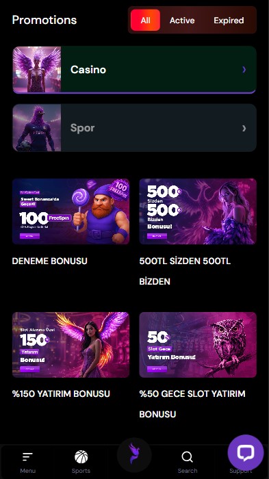 Efsino Casino Bonuses