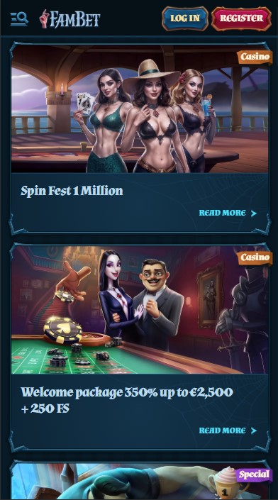 FamBet Casino Bonuses