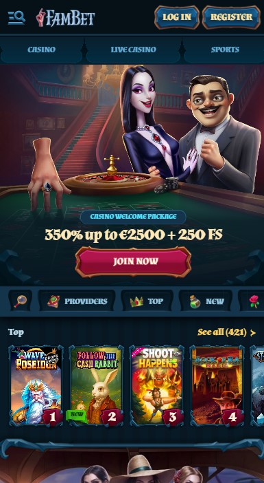 FamBet Casino Lobby