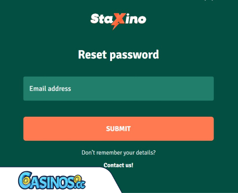 Probleme beim Einloggen im Staxino Casino
