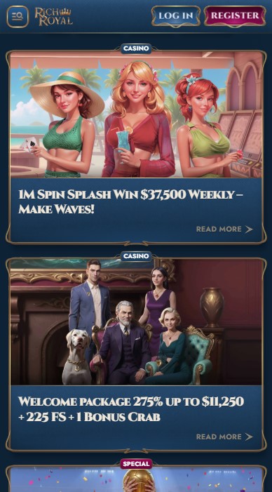 Rich Royal Casino Bonuses