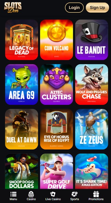 Slots Don Casino Games