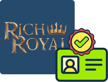 Verification at Rich Royal Casino