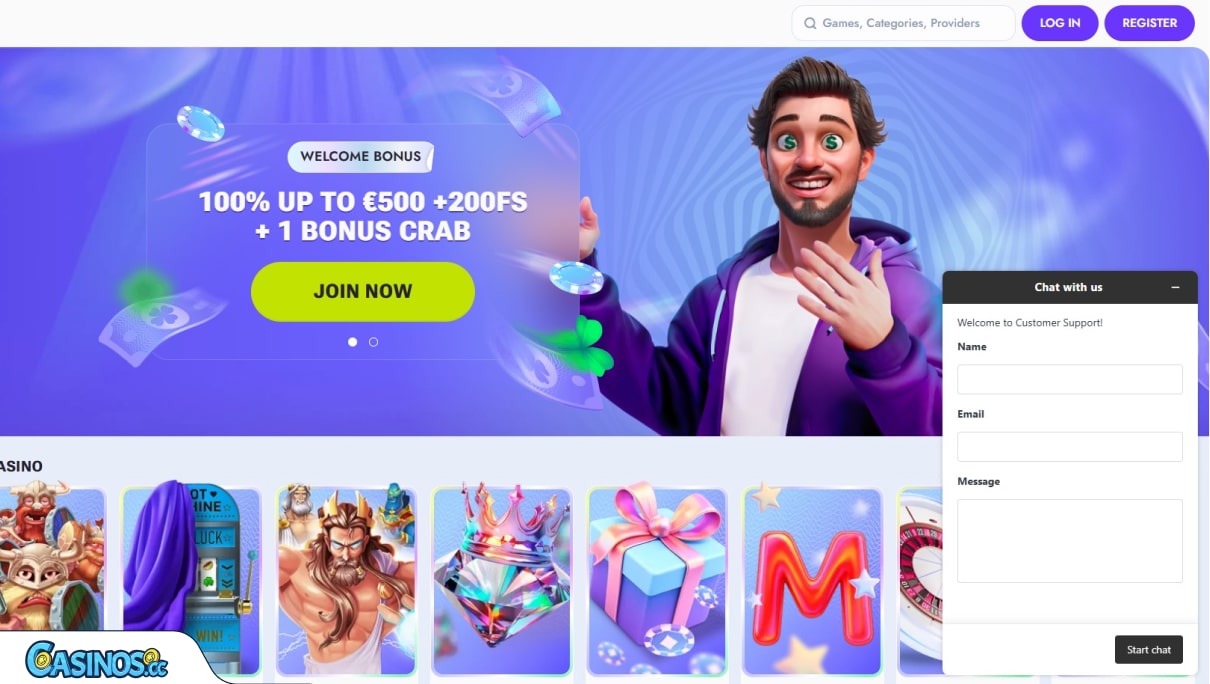 Vipsta Casino Unterstützung