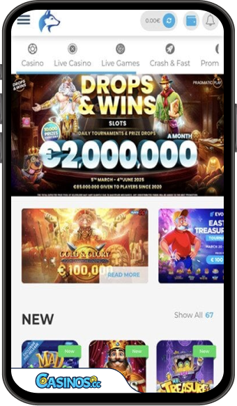 Wolfy Casino Mobile App