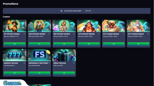 ZaziBet Casino Bonuses