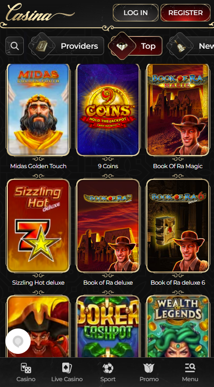 Casina Casino Games