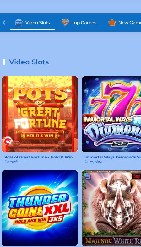 FeliceBet Casino Games