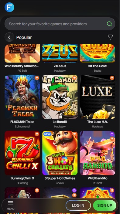 Flagman Casino Games