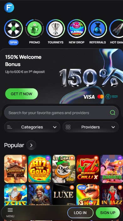 Flagman Casino Lobby