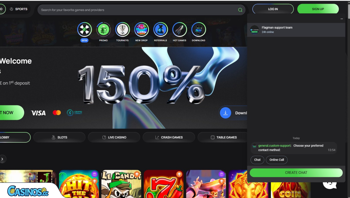 Flagman Casino Support